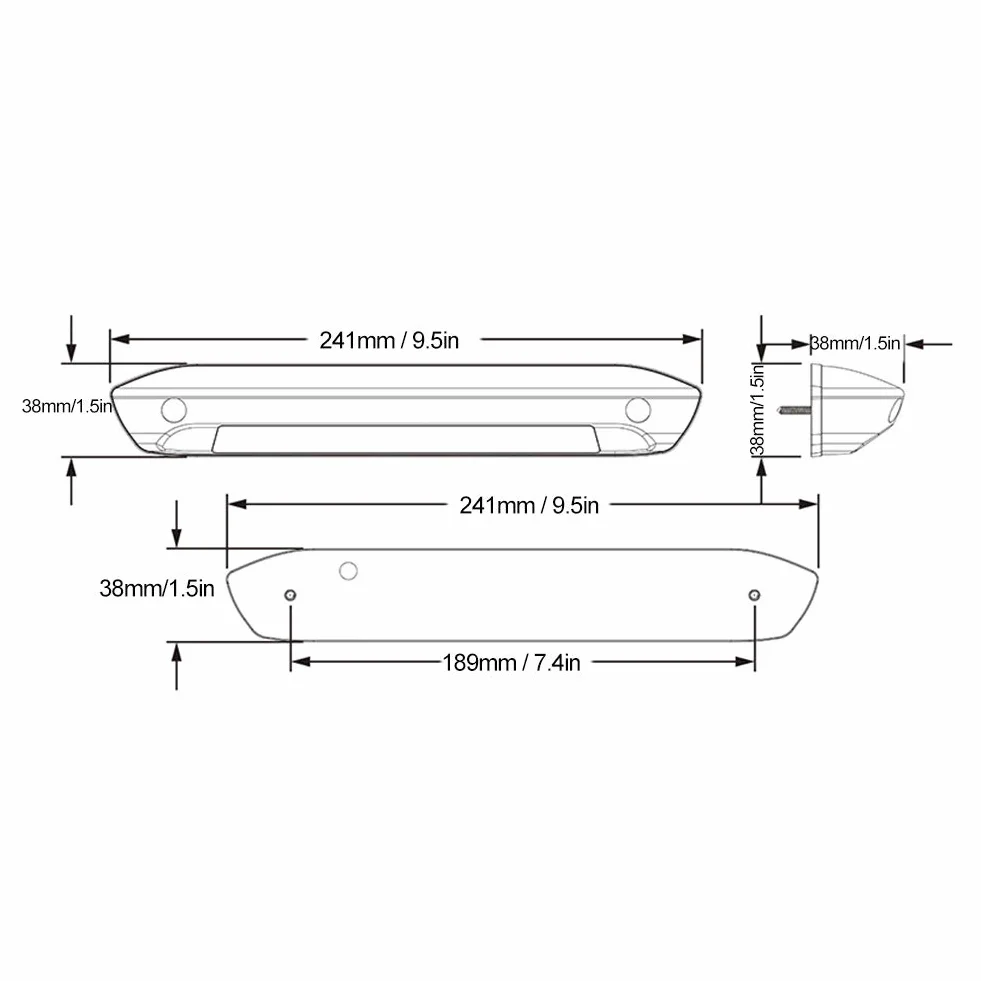 Wodoodporne światło RV, 12 V/24 V RV LED światło uniwersalne 8 W wodoodporne markiza ganek lampa bar samochód oświetlenie zewnętrzne