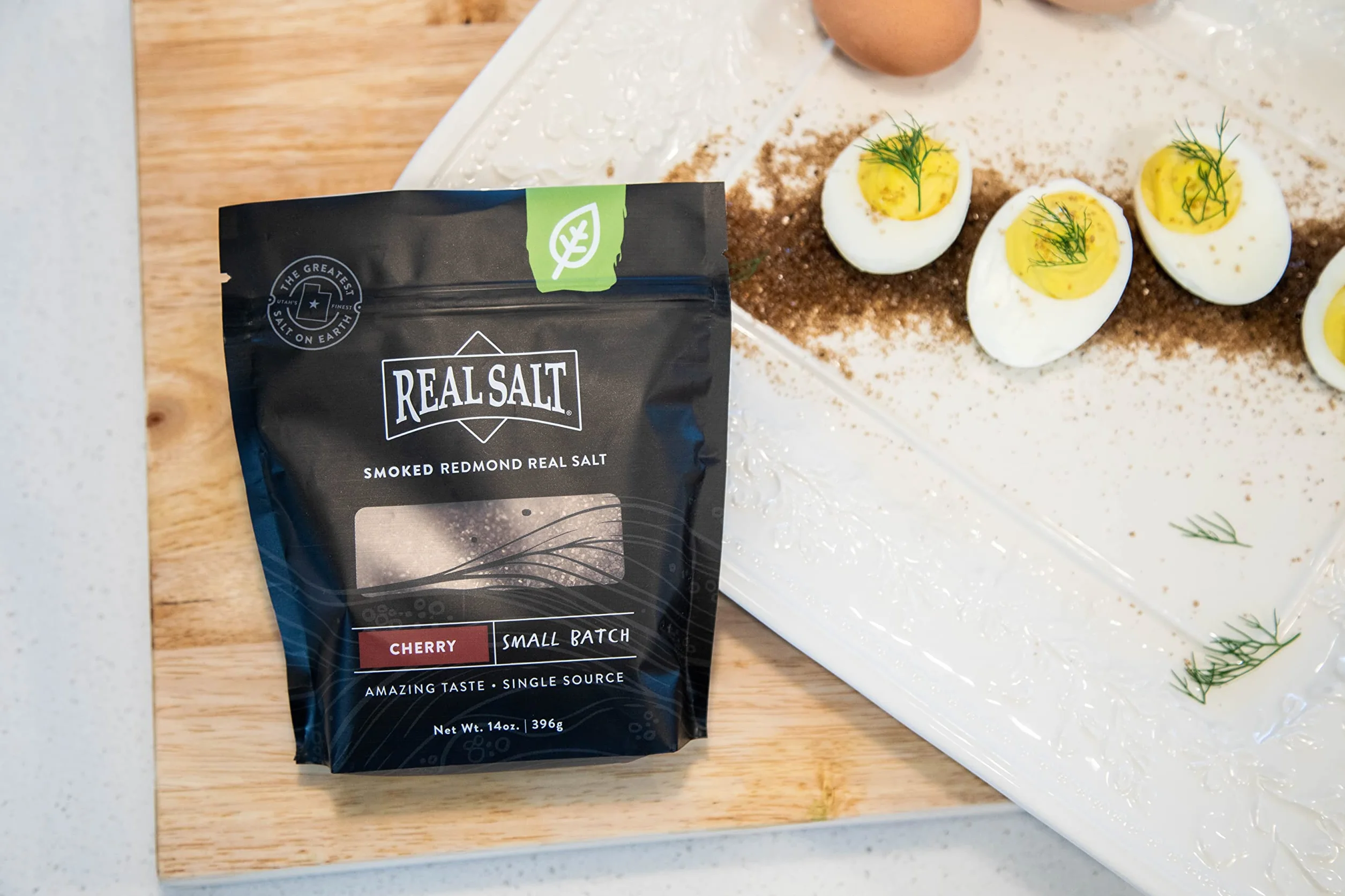 REDMOND Real Salt Cherry Smoked Salt, 14 oz pouch