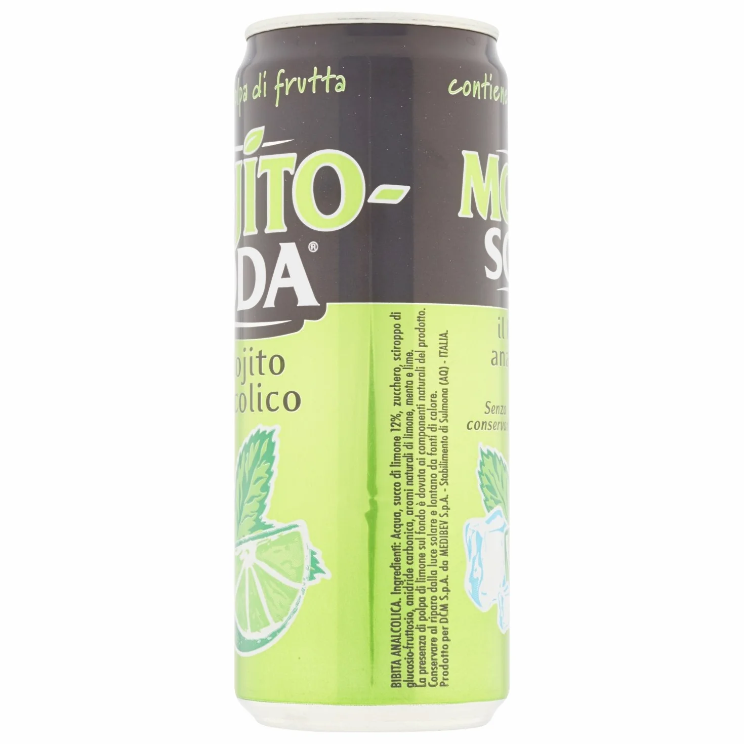 Lemon soda Mojito zgrzewka Mohito 24 sztuki napój gazowany włoski