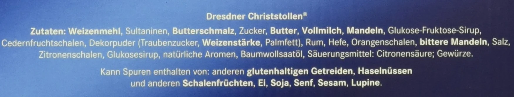 Dr. Quendt Dresdner Christstollen, 1 opakowanie (1 x 2 kg)