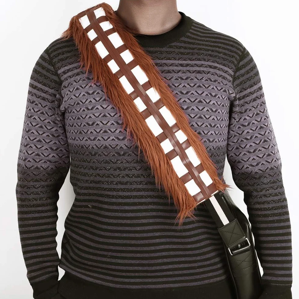 GNEGNI Star Wars Chewbacca Pasek Bezpieczeństwa z Osłoną na Ramię do Samochodu i Torby Ręcznej