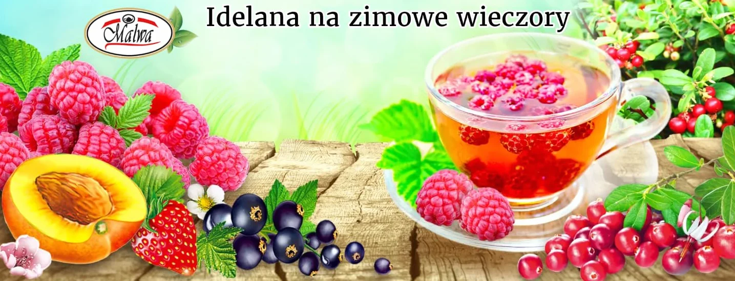 Malwa Herbata owocowa z maliną, 20 woreczków, 40 g