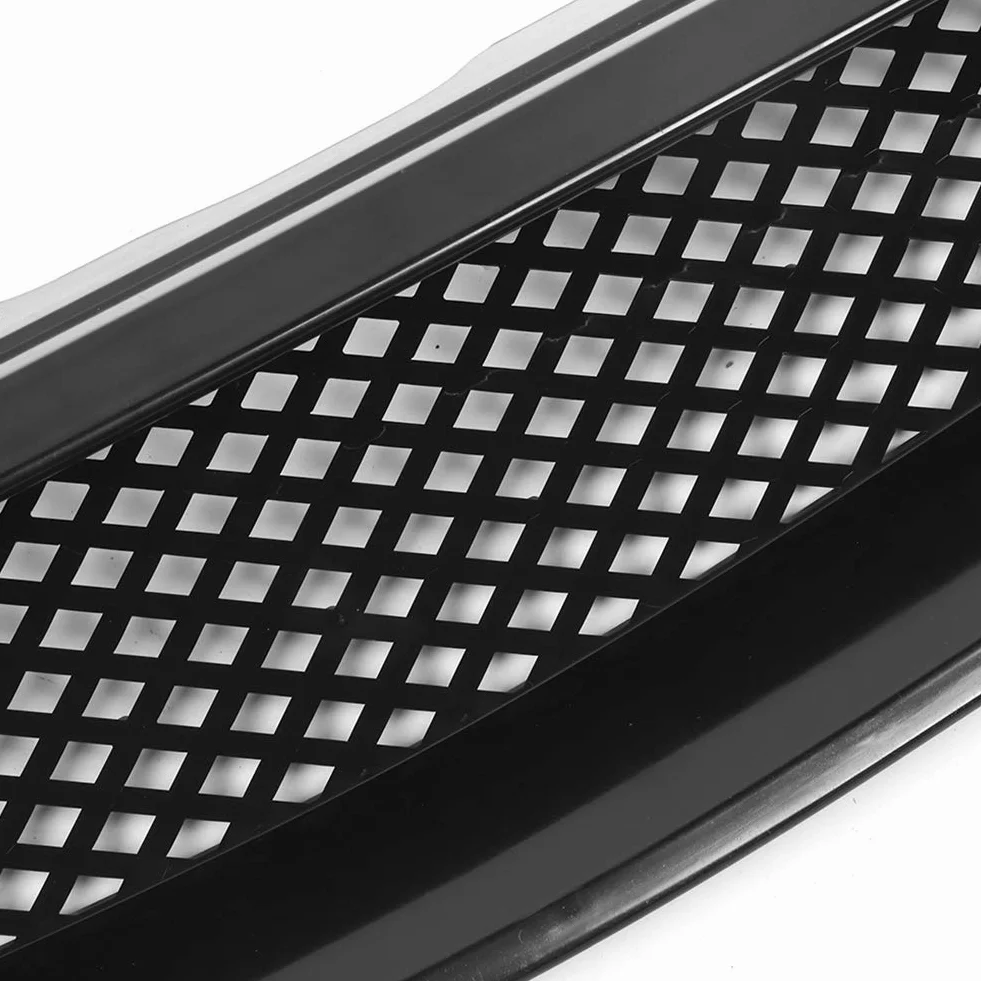 Qiilu Kühlergrill Kühlergrill für EK JDM Type R Style Fit für für 1999-2000 H9h307