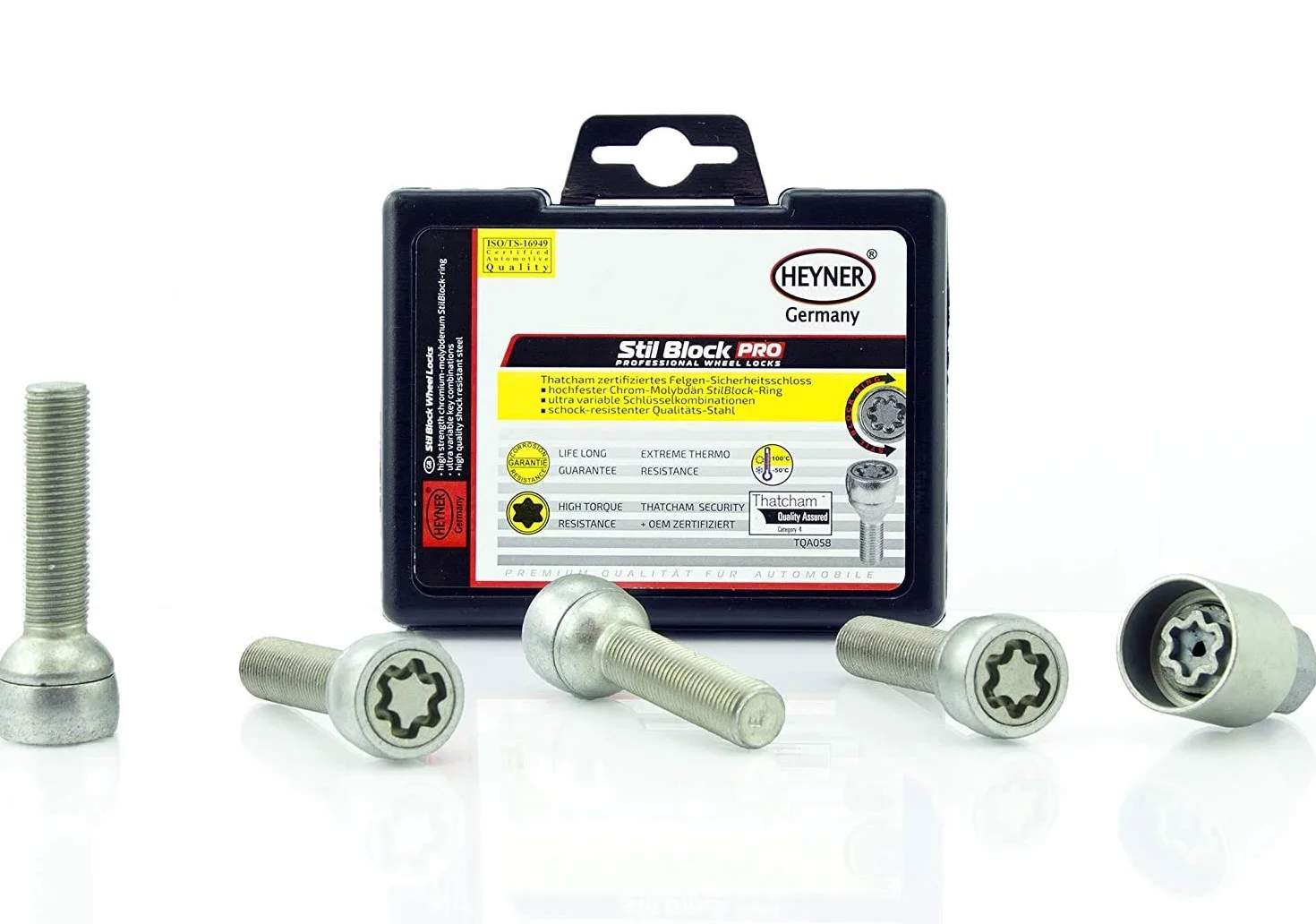 MERCEDE VIANO HEYNER Stil Bull śruby blokujące do kół M14 x 1,5 L = 52 mm, R=13 599,5