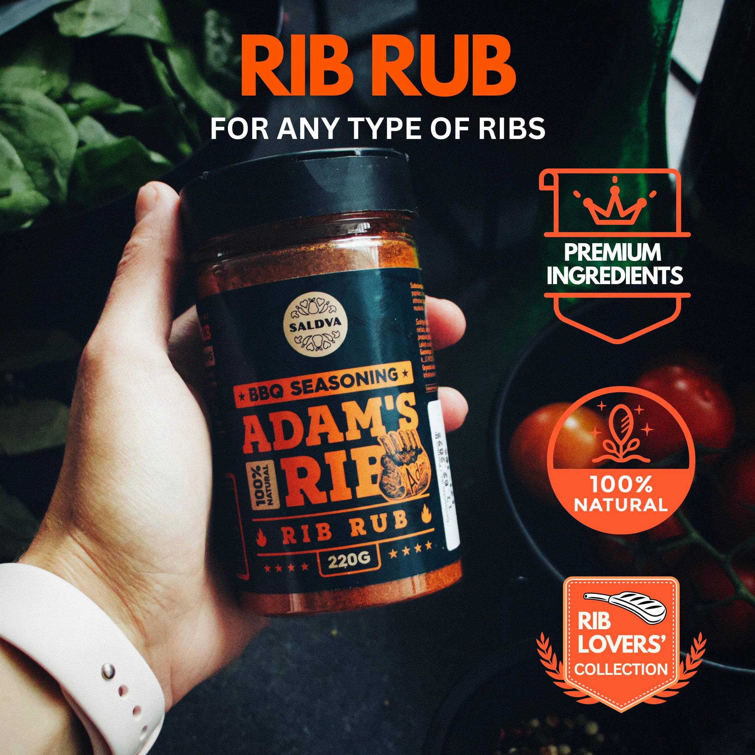 Zestaw przypraw do grilla Święta Krowa żeberko Adama skrzydła anioła świnka Ultimate Rub & Veggie War 6 sztuk naturalny