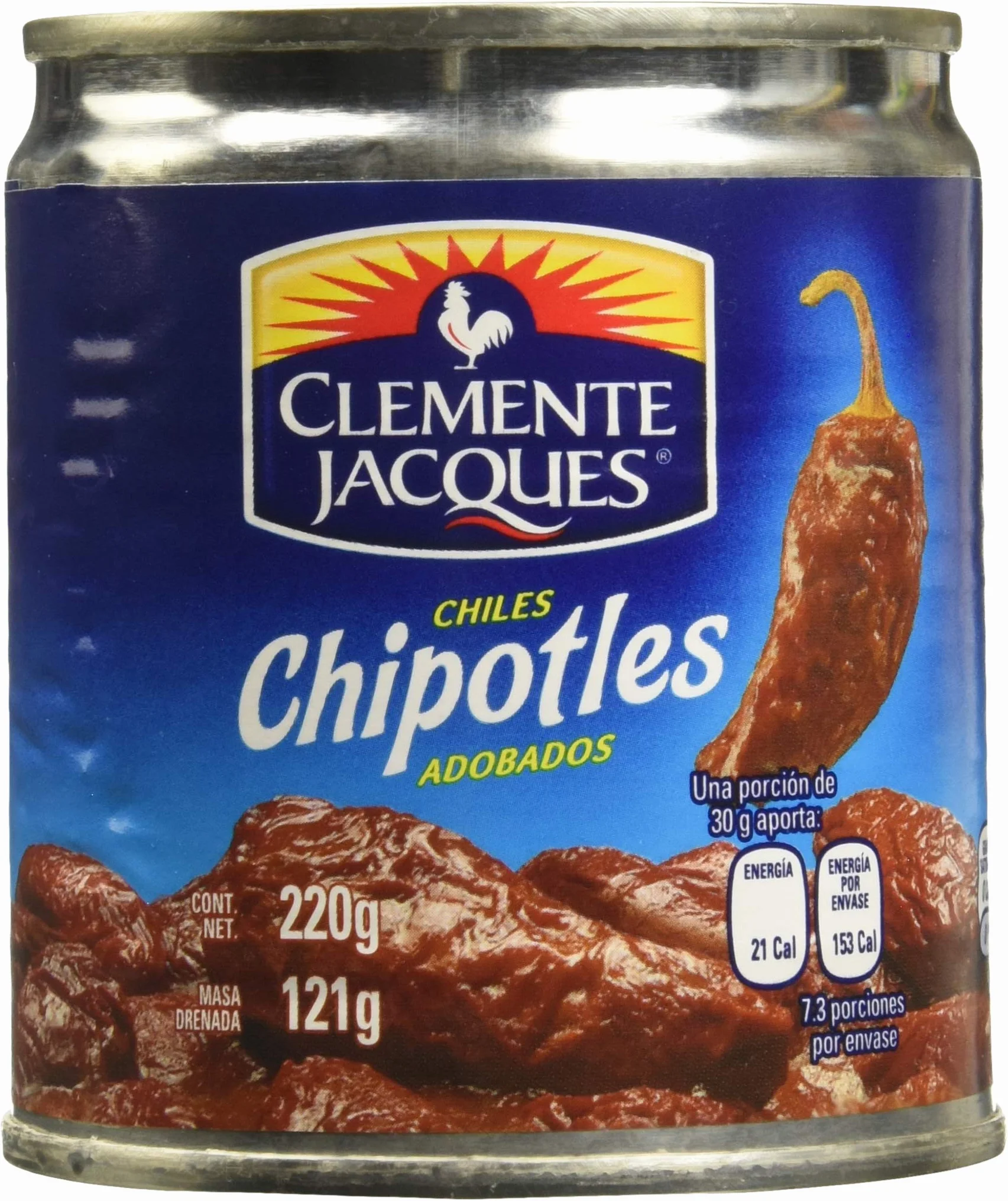 Clemente Jacques Chipotle Papryka w sosie Adobo 210 g 3 sztuki