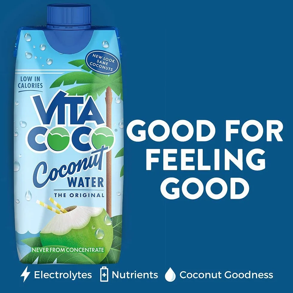 Vita Coco Woda z orzecha kokosowego, opakowanie 6 sztuk (6 x 1 l)