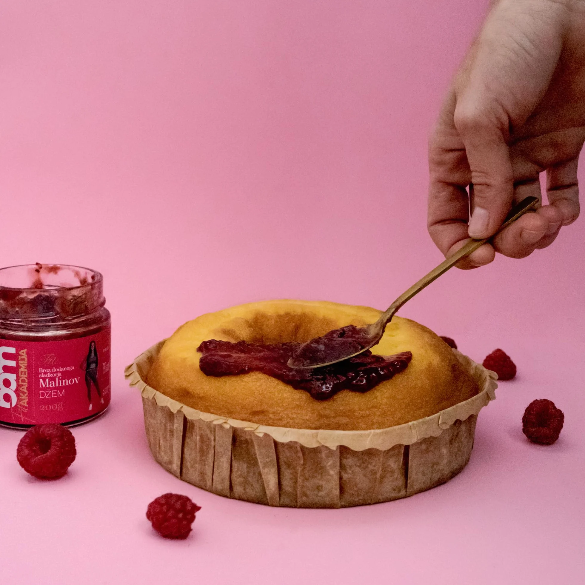 Dżem malinowy bez dodatku cukru 200 g