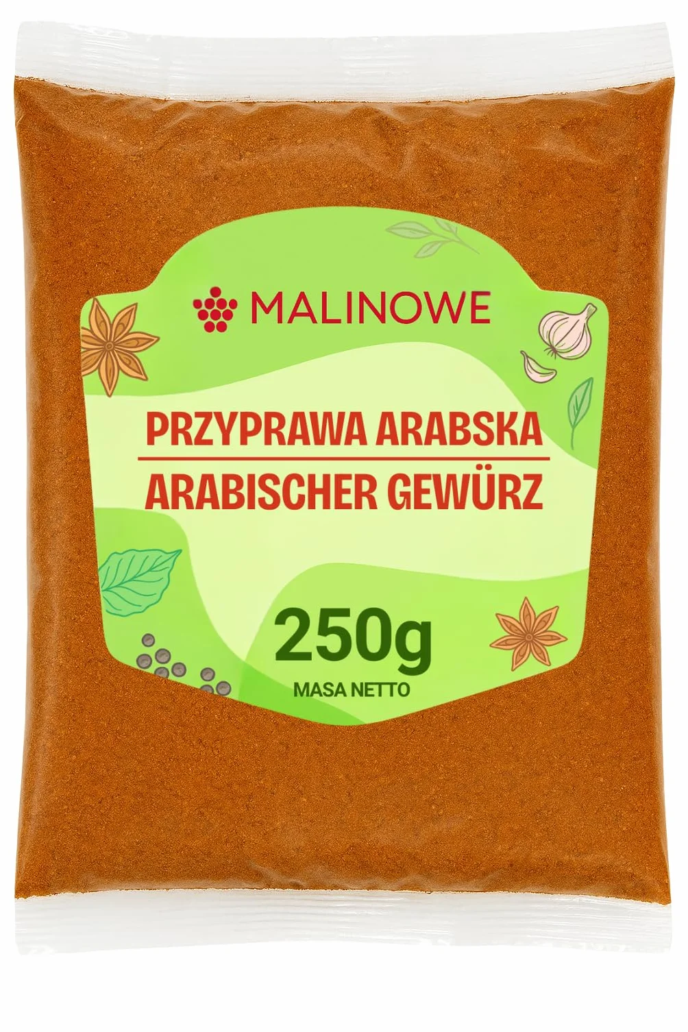 Malinowe PRZYPRAWA ARABSKA 250g Mieszanka Przypraw do Kebabu i Mięsa