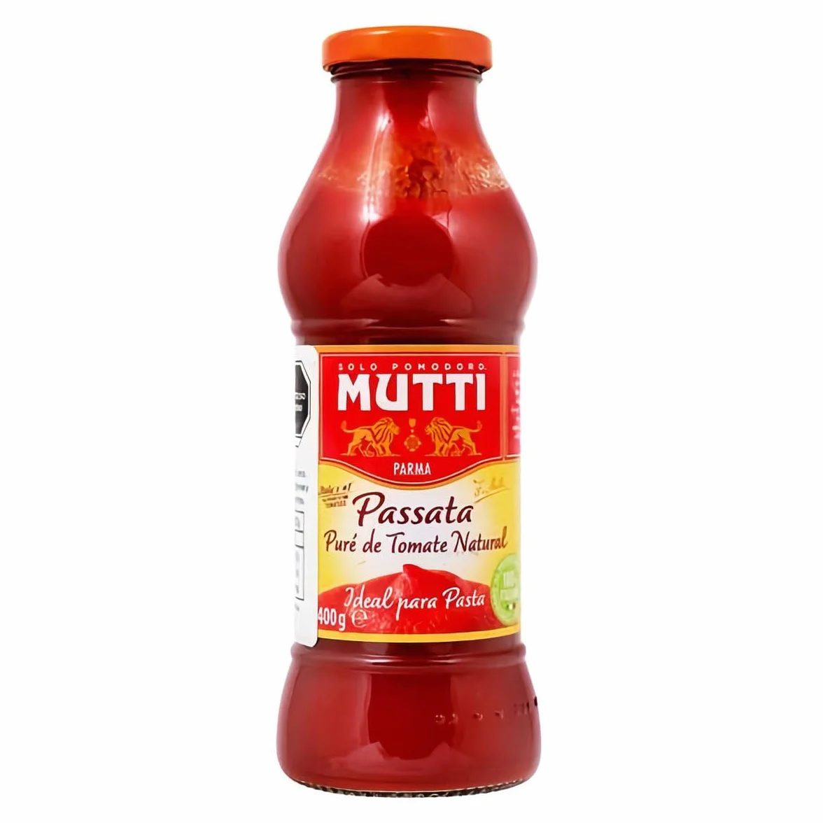 Passata Mutti średnia 400 gramów na włoski rynek