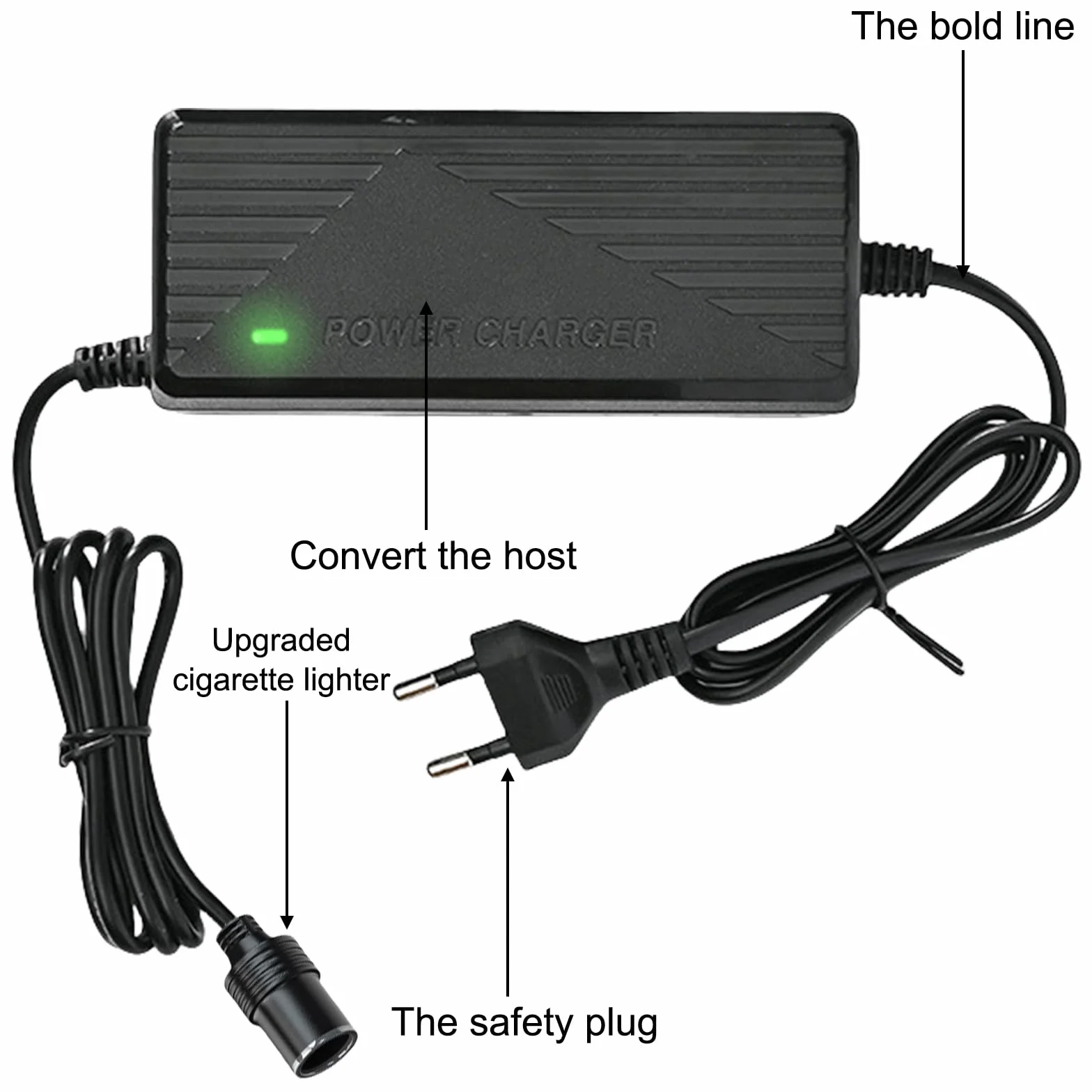 Przetwornica napięcia 220 V na 12 V, adapter do gniazda zapalniczki, konwerter sieciowy