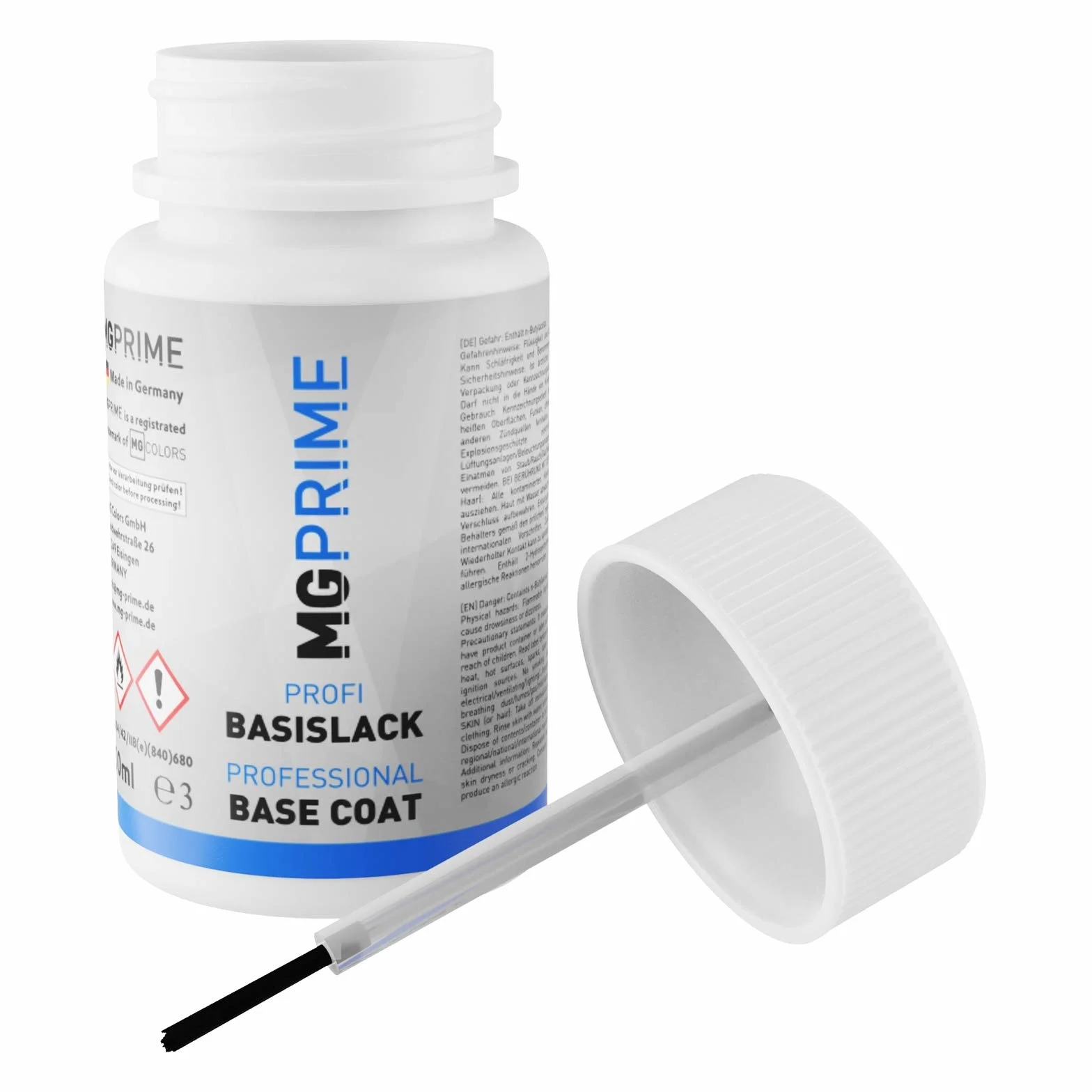 MG PRIME Lakier samochodowy Zestaw sztyftów Touch-up dla BMW C5U Frozen Gunmetal Grey Basecoat lakier bezbarwny 50ml kazdy