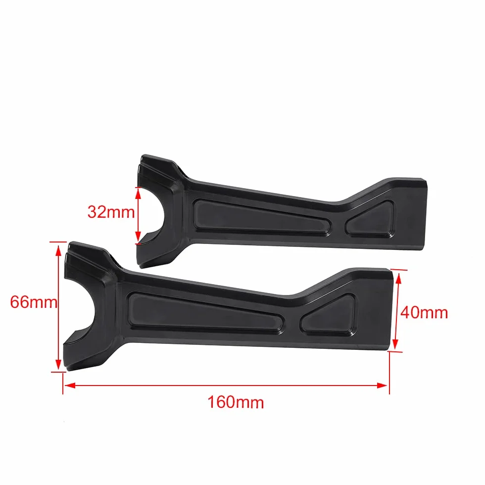 Motorcycle Black Handlebar Riser Clamp Tall Risers For Harley Pan for America 1250 S RA1250 2020 2021 2022
