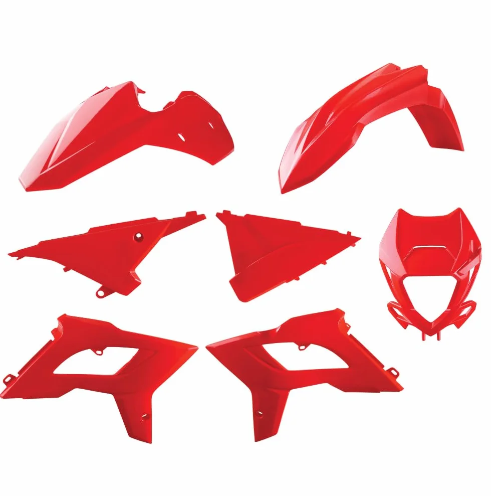POLISPORT 91085 - Polisport Enduro Restyling zestaw replik dla tych, którzy szukają jakości OEM do motocykli BETA w kolorze czerwonym