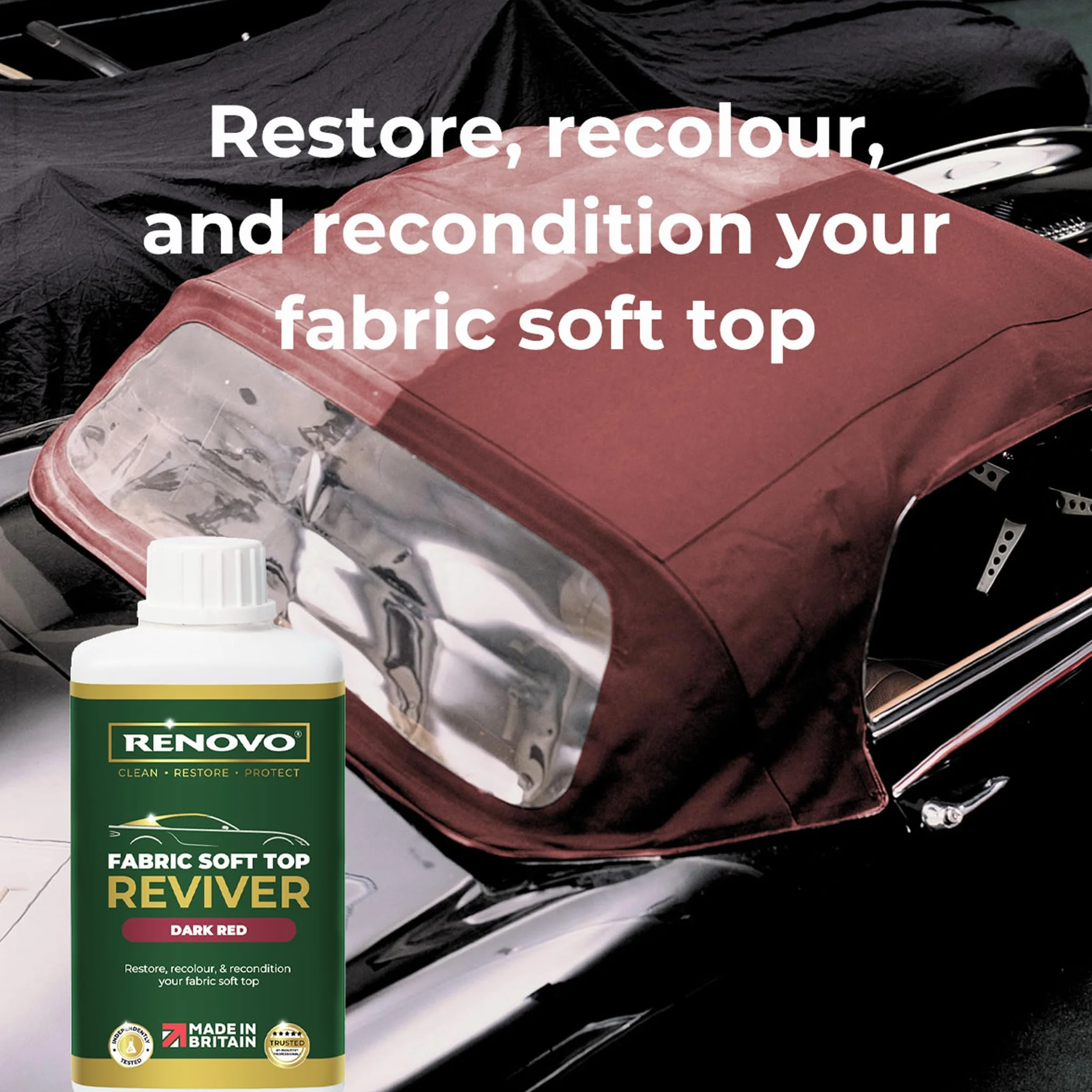 Renovo RHRRED1137 International Soft Top Reviver, ciemnoczerwony, 1 litr
