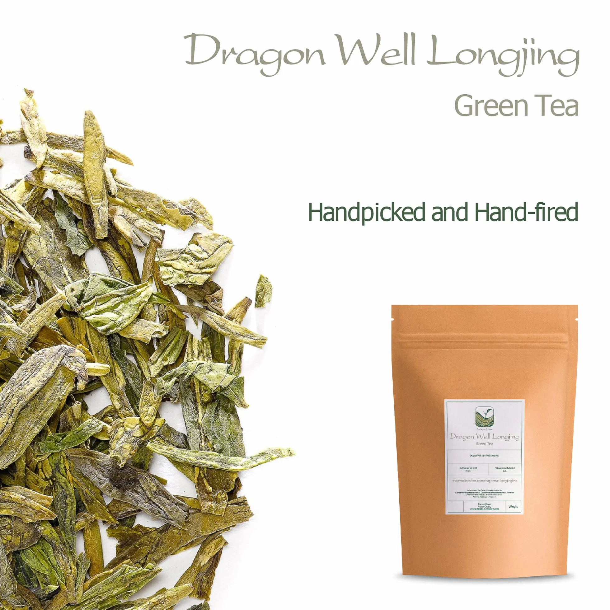 Dragon Well Green Tea Longjing Loose Leaf Tea Xihu Chinese Lung Ching 100g