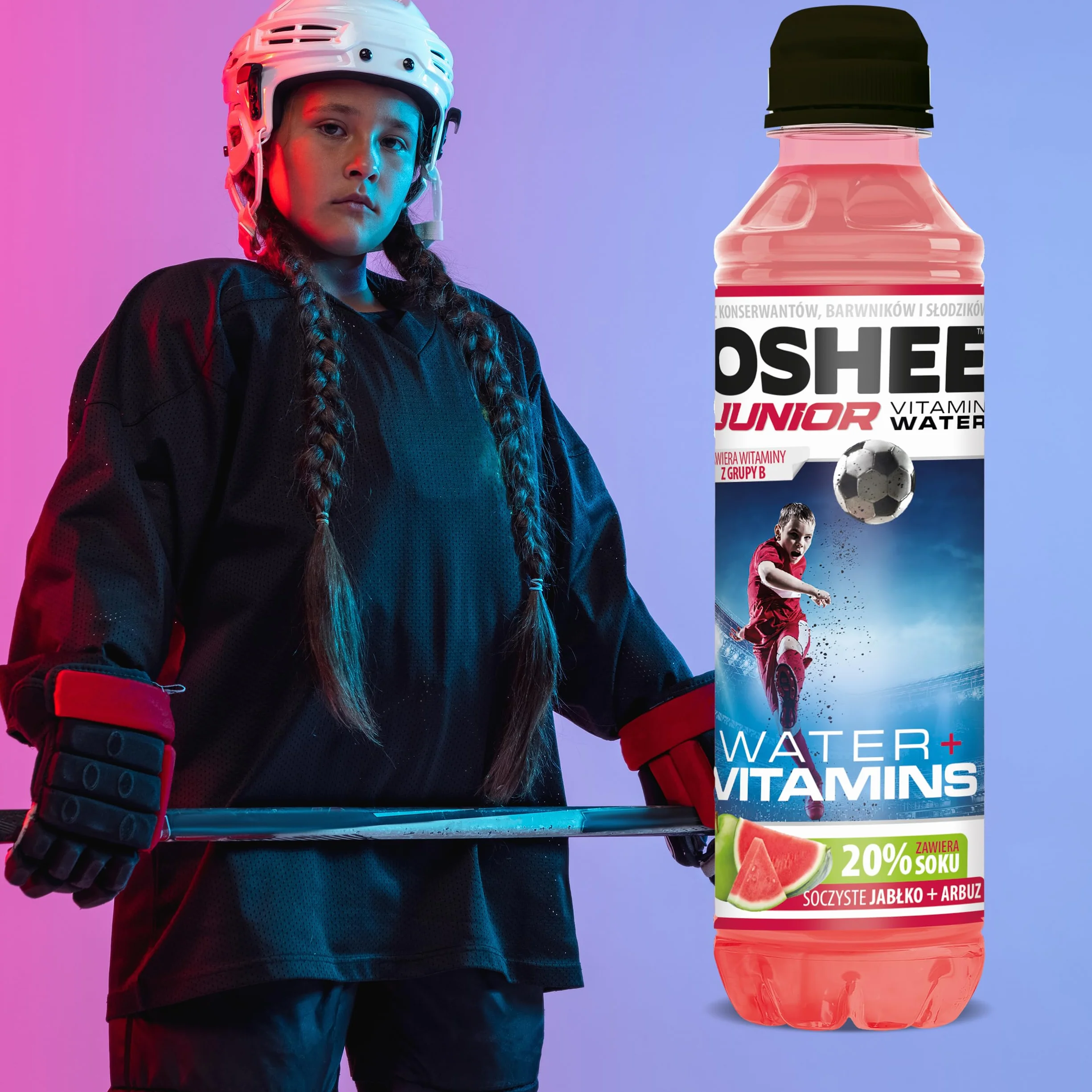 OSHEE RL9 Junior 555 ml Jabłko Arbuz