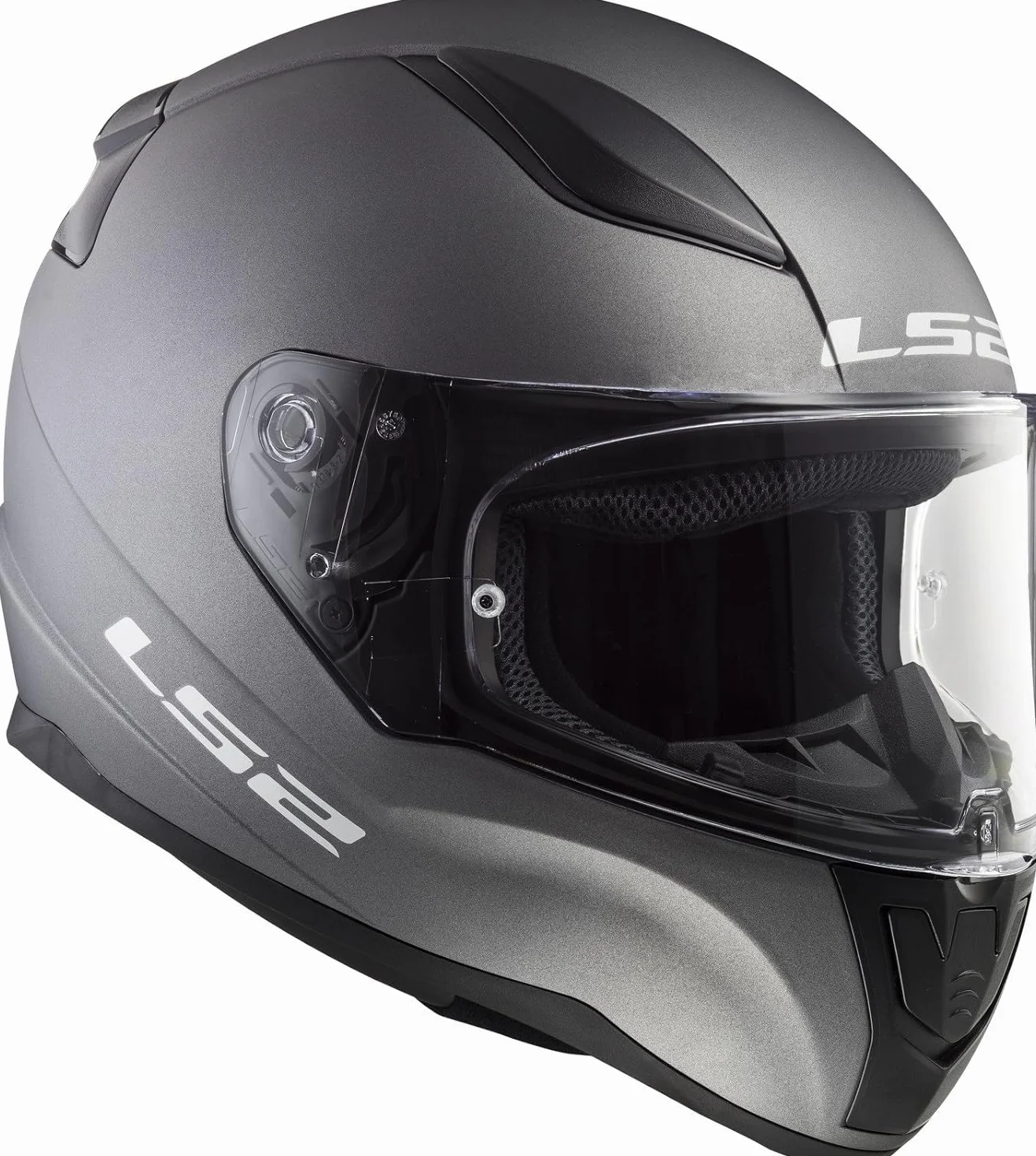 LS2, pełny kask motocyklowy Rapid, mat titanium, XL