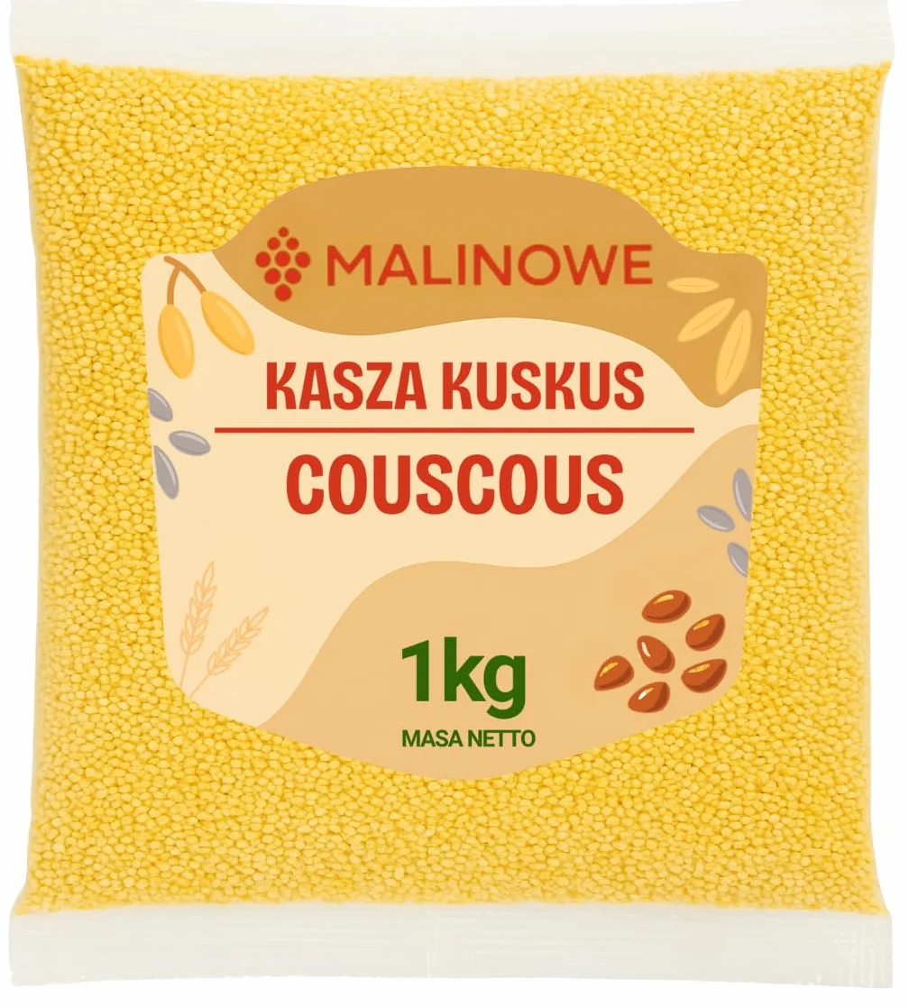 Malinowe KASZA KUSKUS 1kg Doskonała Delikatna Jakość Premium