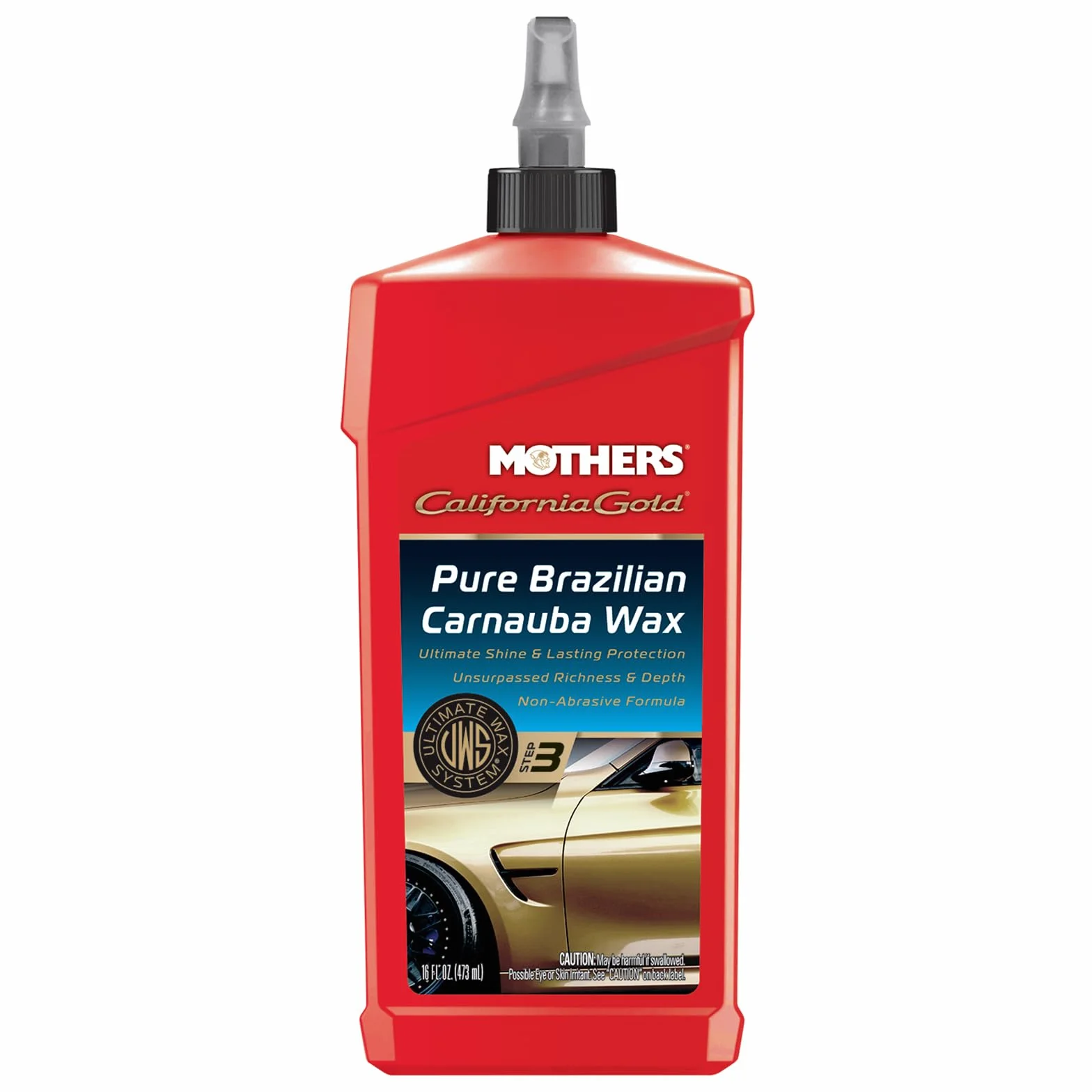 MOTHERS 05750 czysty brazylijski wosk Carnauba płynny, kalifornijski złoty