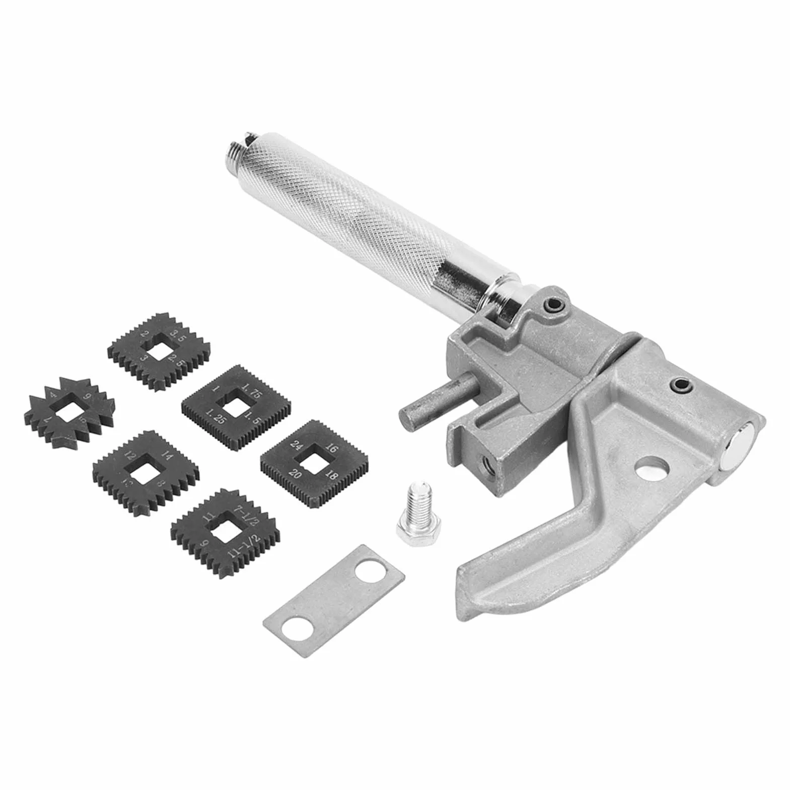 Zestaw narzędzi do naprawy gwintów Zohisin zestaw do naprawy gwintów 25 × 14 × 3 zestaw narzędzi do naprawy gwintów zewnętrznych aluminium srebrne anodowane wykończenie