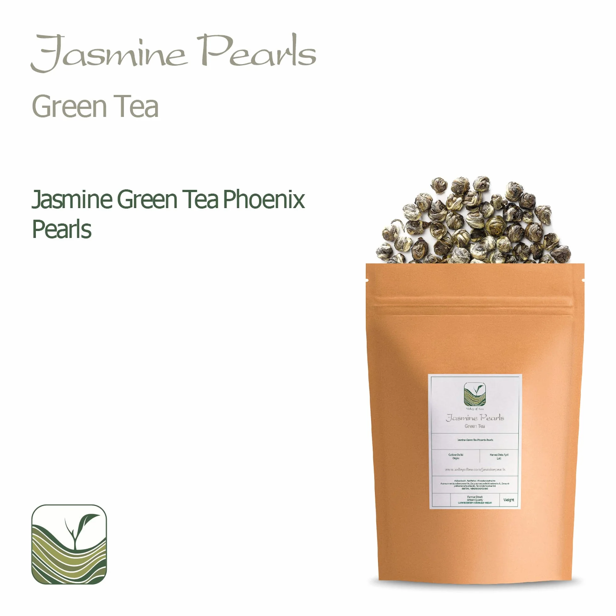 Jasmine Dragon Pearl Tea Phoenix Pearls Green Tea 40g