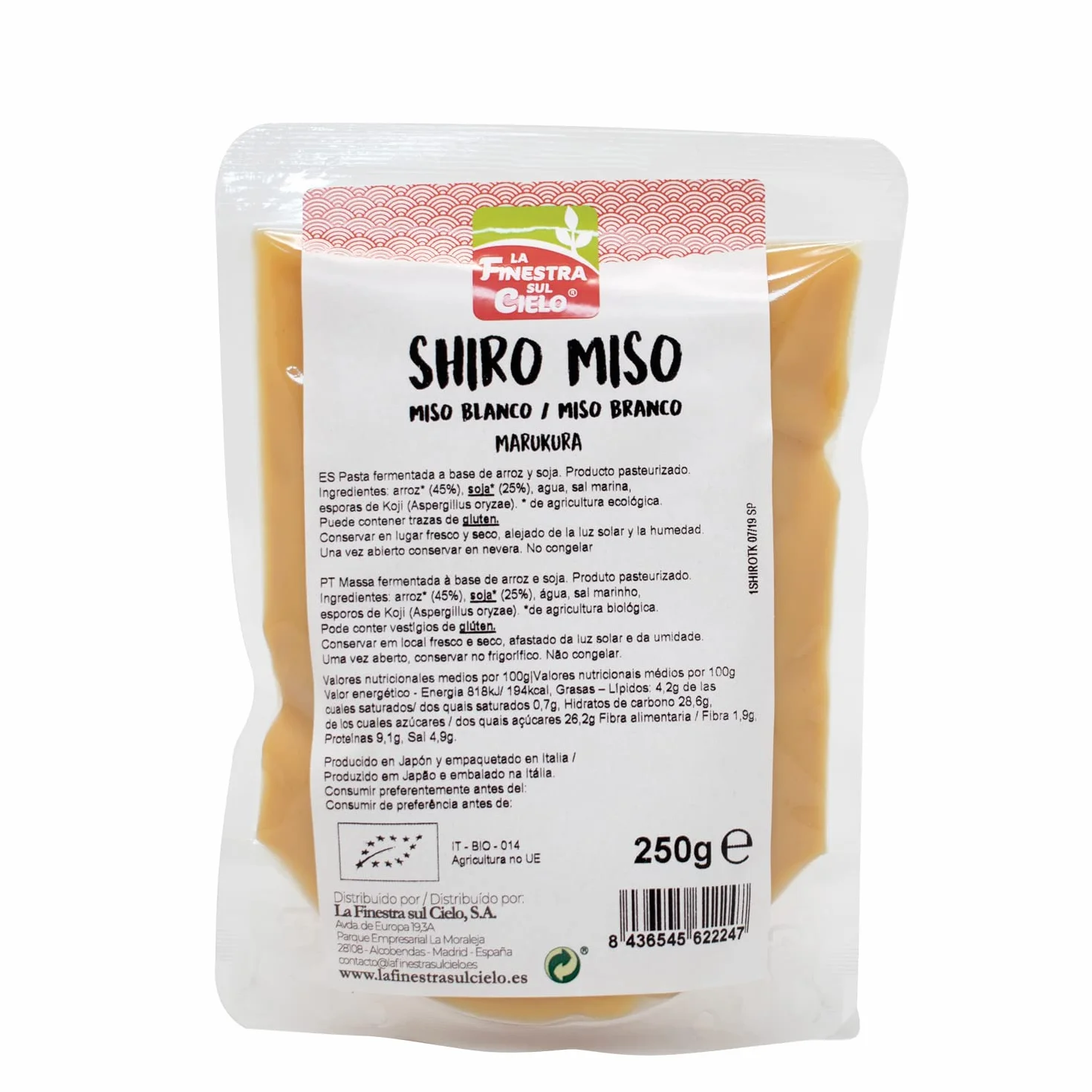 La Finestra Sul Cielo Shiro Miso - 250 g