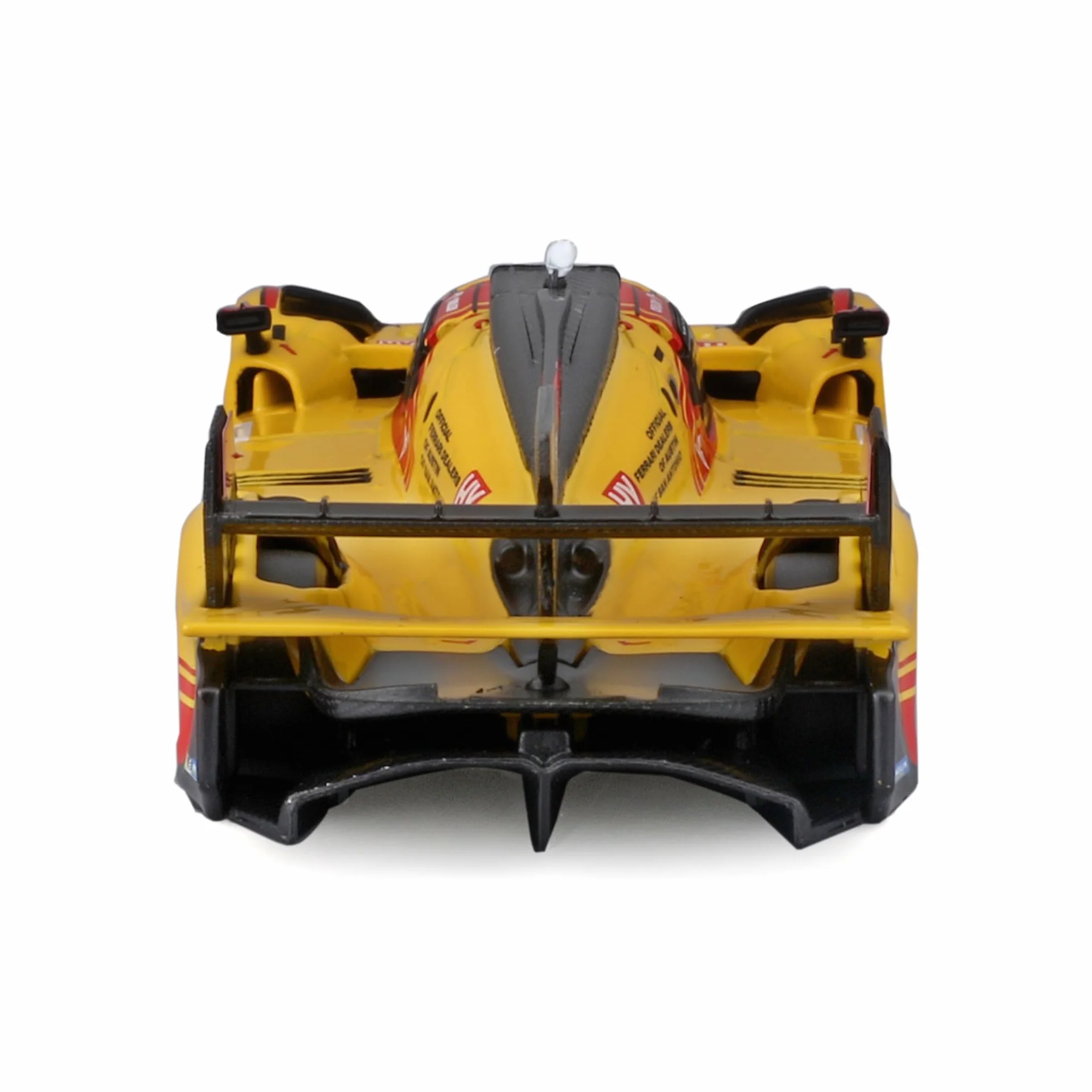 Bburago - Ferrari 499P 24H LMH Hypercar 2024#83, samochód diecast w skali 1:43, szczegółowa replika AF Corse dla Le Mans, oficjalna licencja Ferrari, zalecany wiek 14+ lat