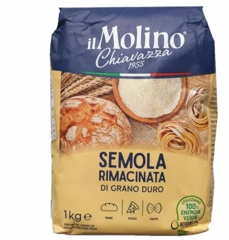 Mąka semolina Rimacinata di Grano Duro 1 kg il Molino Chiavazza włoska