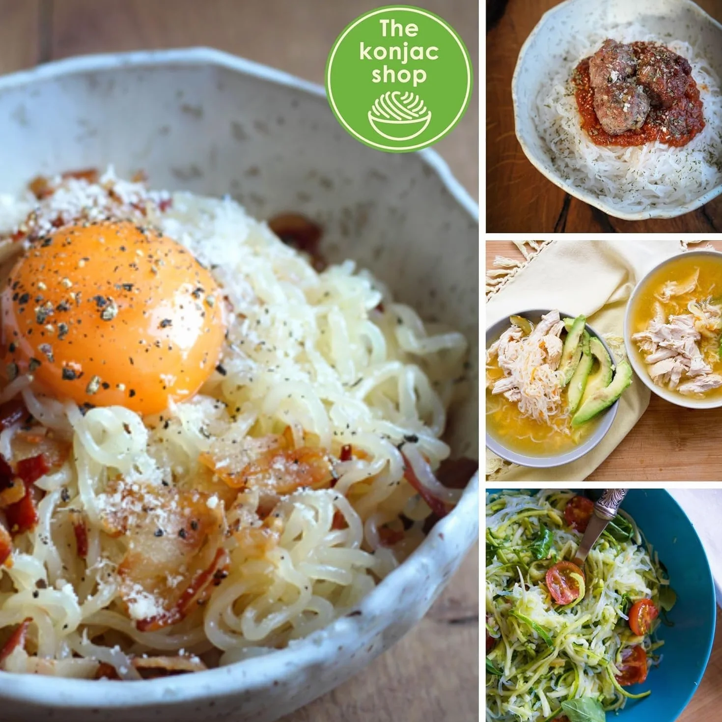 Makaron Shirataki Konjac Spaghetti 200g Bezglutenowy Wegański Opakowanie 5 sztuk