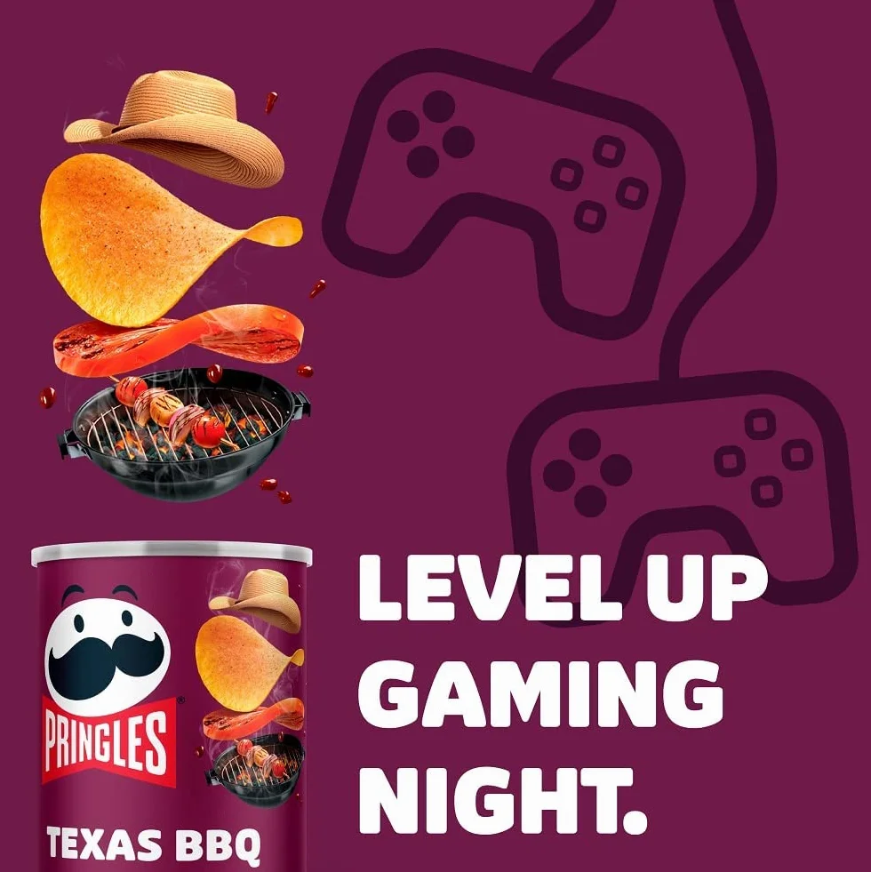 Pringles Texas BBQ Chipsy ziemniaczane 40 g opakowanie 12 sztuk