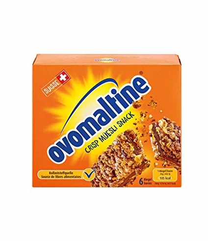 Ovomaltine Crisp musli przekąska, 5 x 150 g