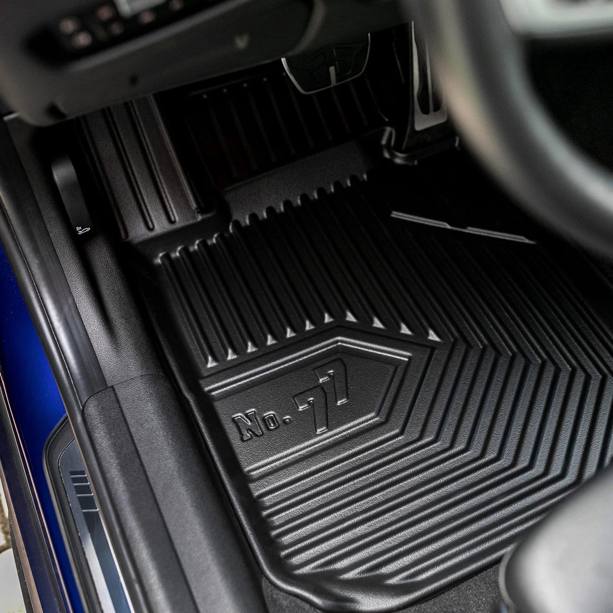 MOTOS Gumowe dywaniki samochodowe pasują do Audi A4 B9 2015-2023 Popraw swój komfort podróży z dywanikiami antypoślizgowymi No.77- Dywaniki samochodowe na każdą pogodę, ochrona przed zabrudzeniami