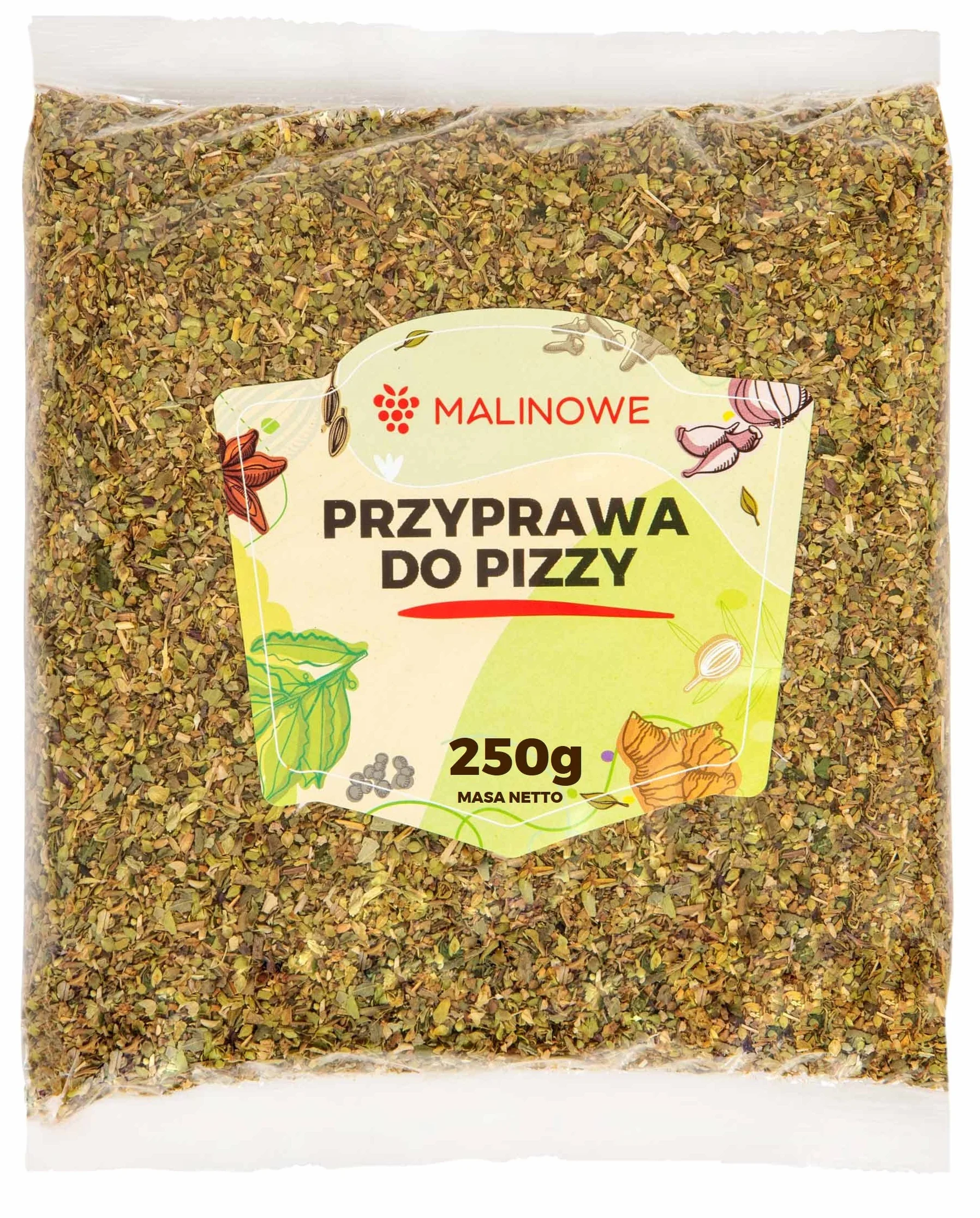 Malinowe PRZYPRAWA DO PIZZY 250g Aromatyczna Mieszanka
