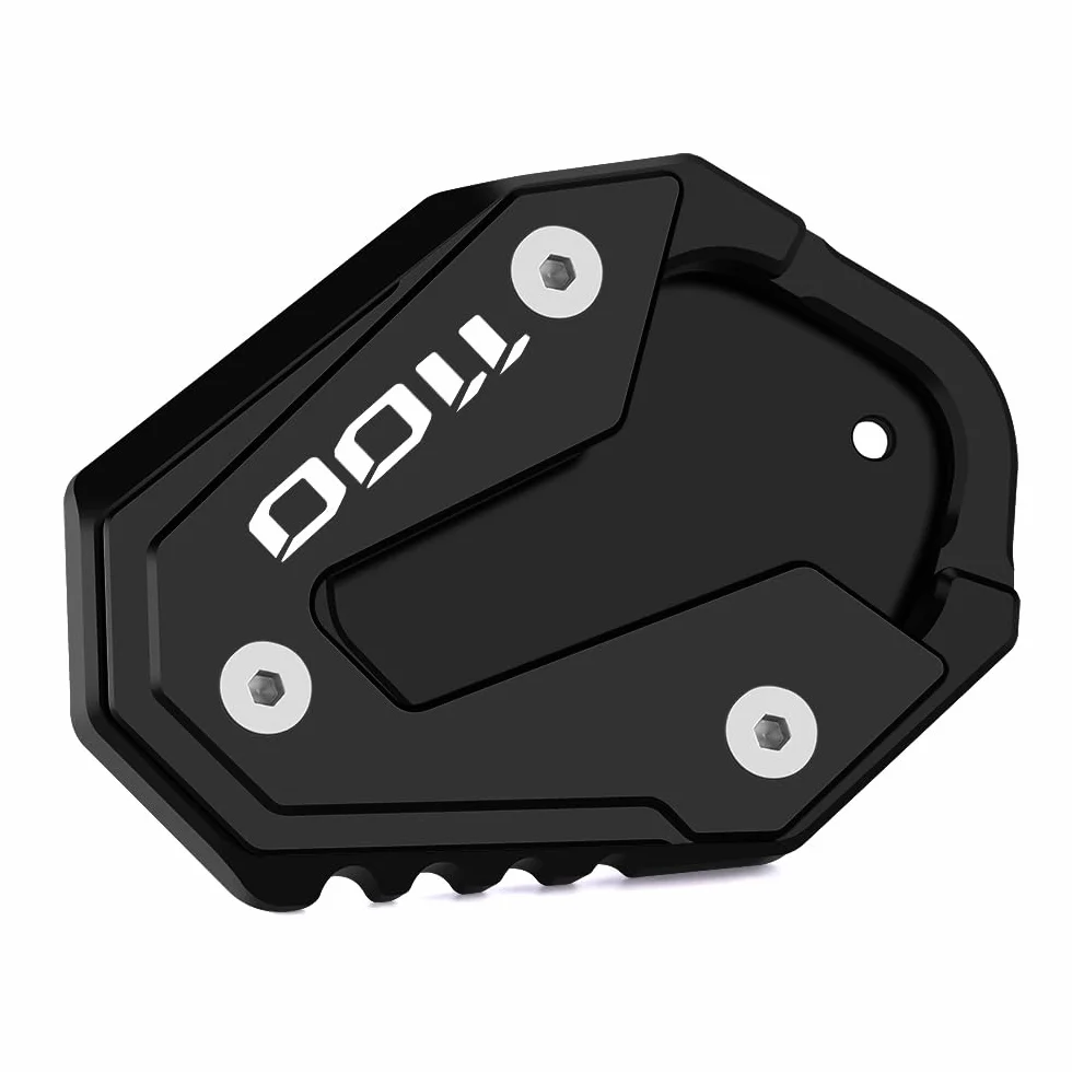 Modeer do Hon.da Rebel 1100 CMX 1100 2020 2021 2022 2023 część motocyklowa CNC boczny stojak stójka boczna podkładka przedłużająca rebel 1100 cmx1100 akcesoria (1100-Czarny)
