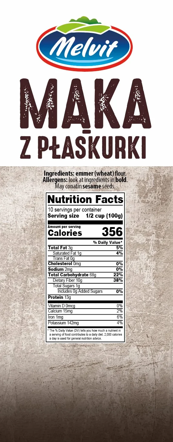 MĄKĄ Z PŁASKURKI 1KG