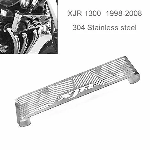 Akcesoria motocyklowe Osłona chłodnicy Ochraniacz Grill Osłona Grilla Dla YAMAHA Xjr 1300 Xjr1300 1998-2008 (Srebrny)