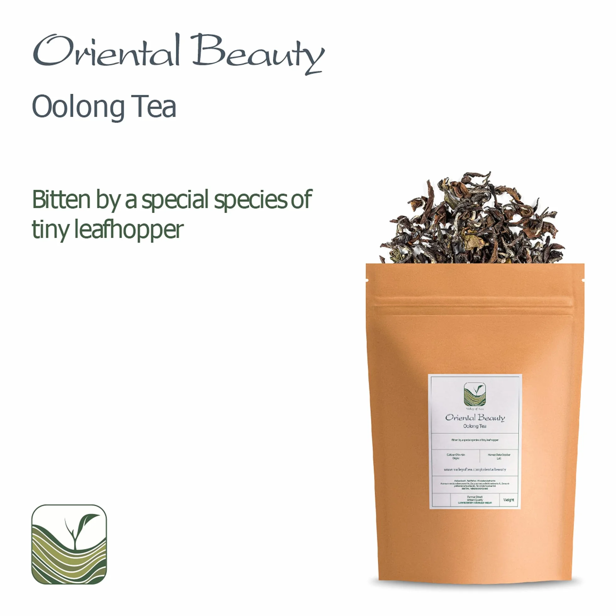 Oriental Beauty Taiwan Oolong Tea - Dongfang Meiren Taiwanese Wu Long Tea - White Tip Oolong Tea -