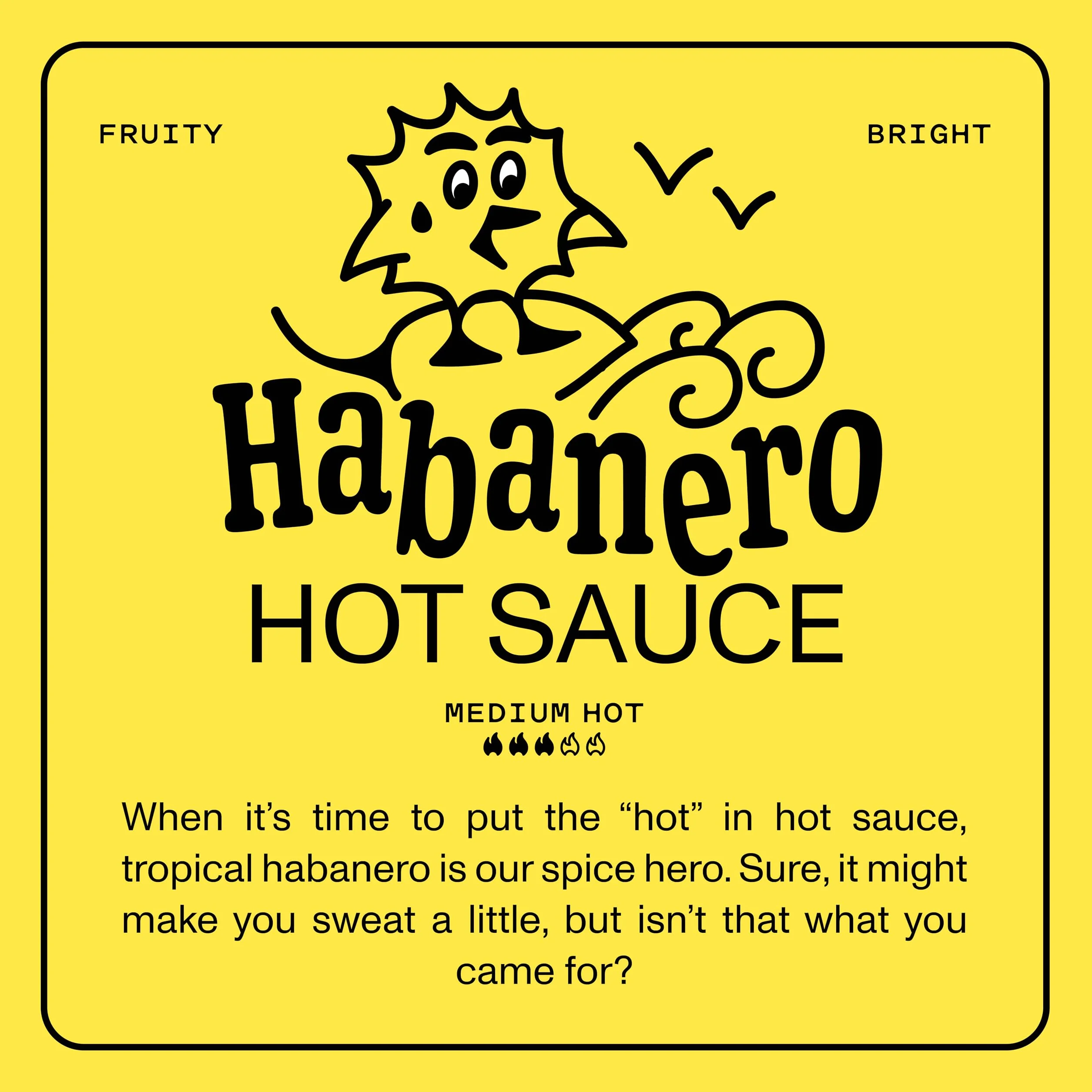 Yellowbird - Sos przyprawowy Habanero - 9,8 fl. oz.