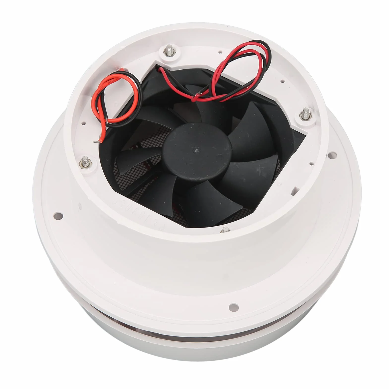 Wentylator solarny RV, wentylator dachowy 12V z siatką ochronną, wentylator wyciągowy do przyczep kempingowych, okrągły otwór wylotowy w kształcie grzybka do łodzi, jachtu, przycze