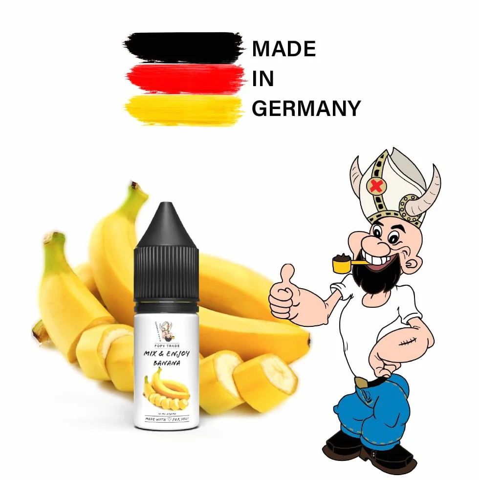 POPY TRADE Overdosed Aroma 10 ml Banana do atomizerów wytwornic mgły dyfuzorów