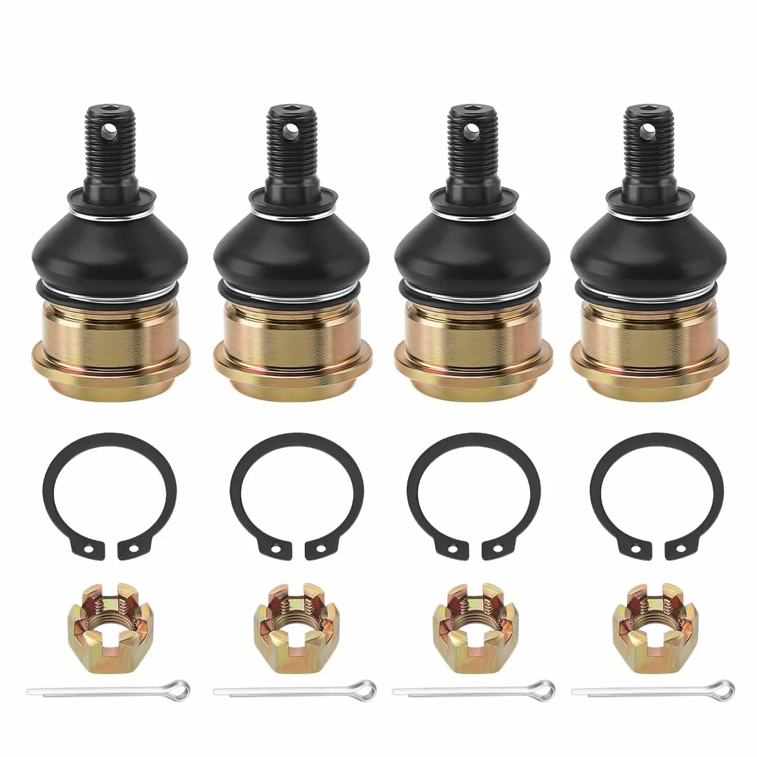 4 x przednie górne i dolne przeguby kulowe pasujące do Yama-ha Grizzly 700 550 FI 4x4 Kodiak 450 700 2013-2024 3B4-23579-01-00 3B4-23579-00-00