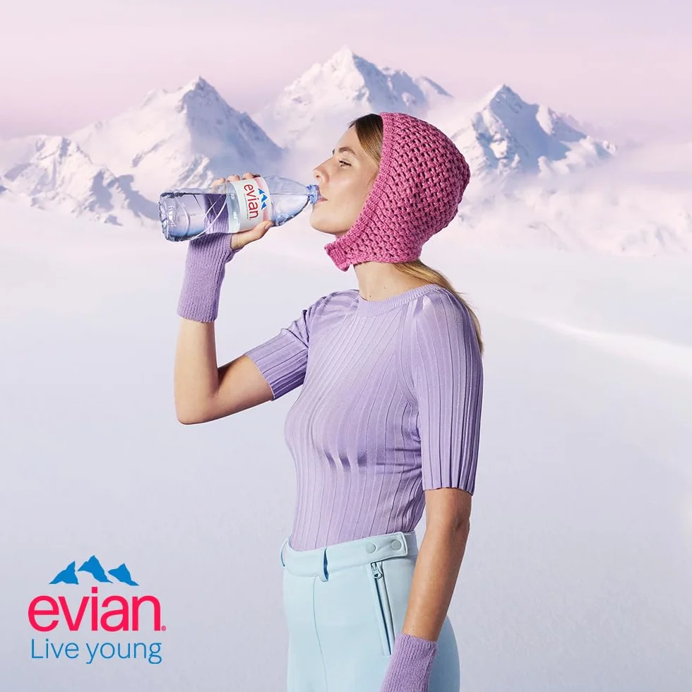 evian evian Still woda mineralna, 24 x 0,5 l