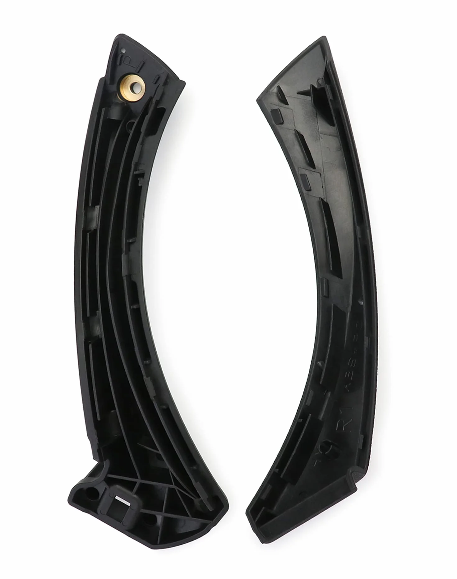 QWORK® Klamka wewnętrzna, wymiana klamki wewnętrznej samochodu prawa, odpowiednia do akcesoriów kompatybilne z BMW serii 3 2004-2012 (E90 Right), czarna