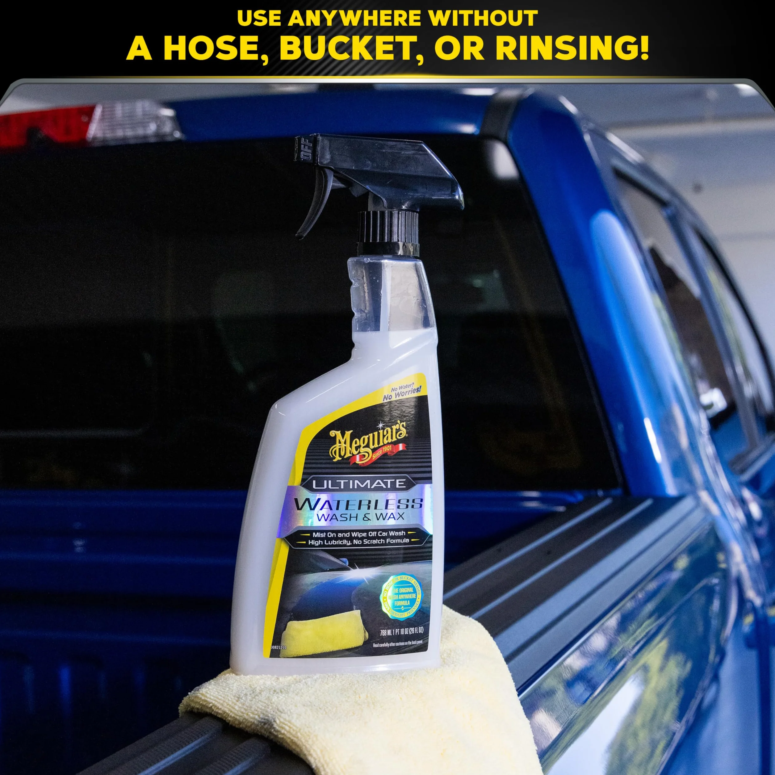 Meguiar's Ultimate Mycie bezwodne i Wosk do prania na sucho, 768 ml