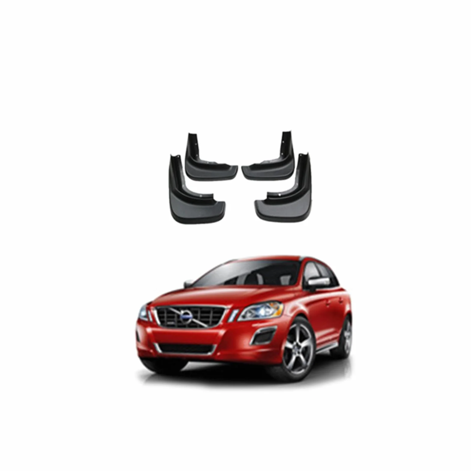 Samochodowe błotniki do Volvo XC60 2010-2024 przedni zestaw błotników tylnych koła opony nadkola błotniki 4-PC pełna ochrona akcesoria samochodowe,Prezenty 1 Car Wash Towel,2010~2013