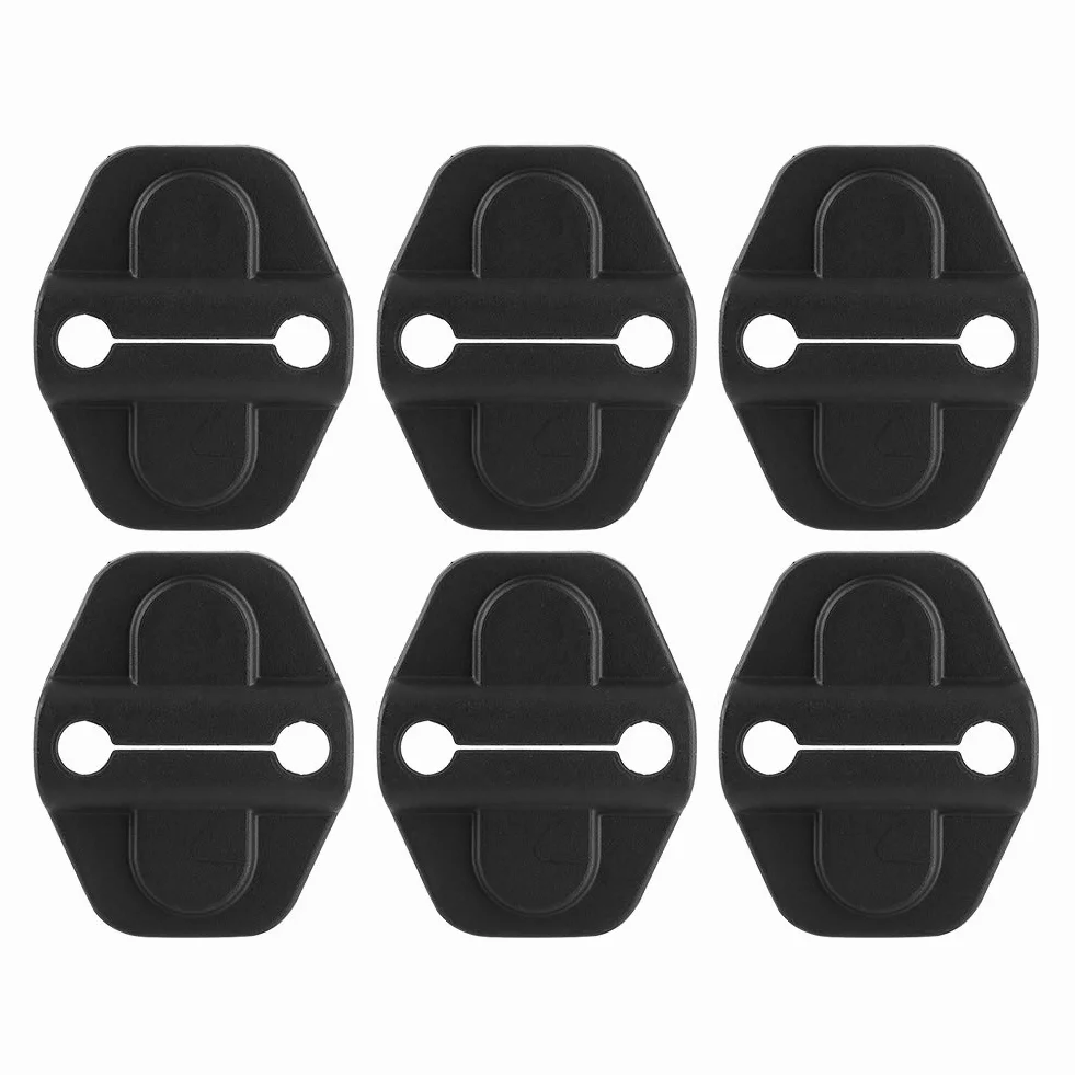 Pokrywa zamka drzwi, 6 szt. Dekoracja zamka drzwi samochodu Tapicerka pasuje do Jeep Wrangler JL JLU Sports Sahara Freedom Rubicon