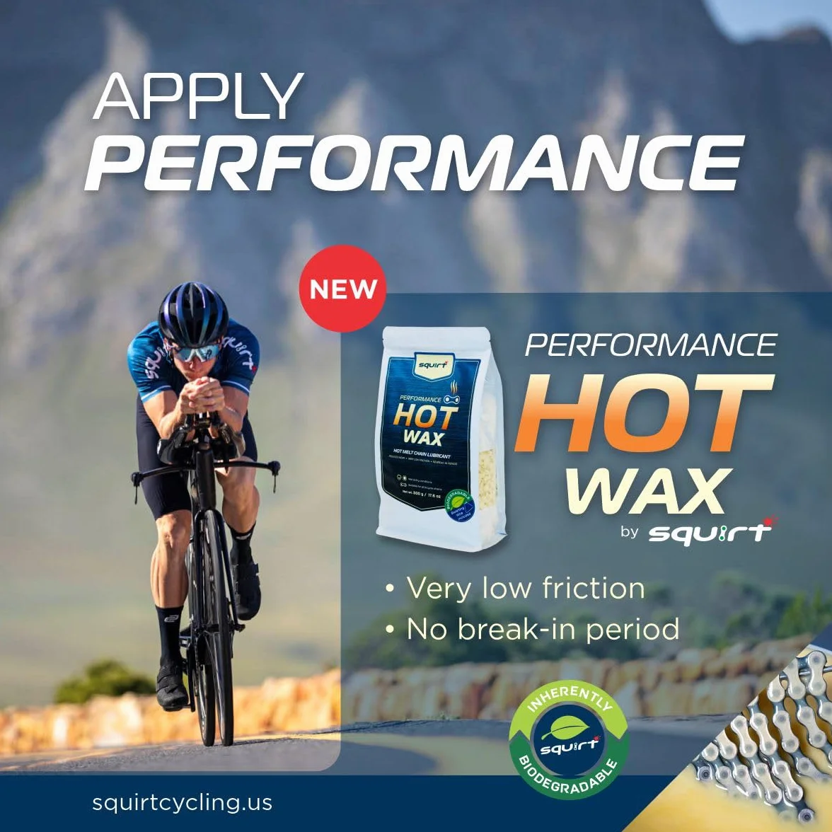 Squirt Performance Hot Wax for Bike Chains