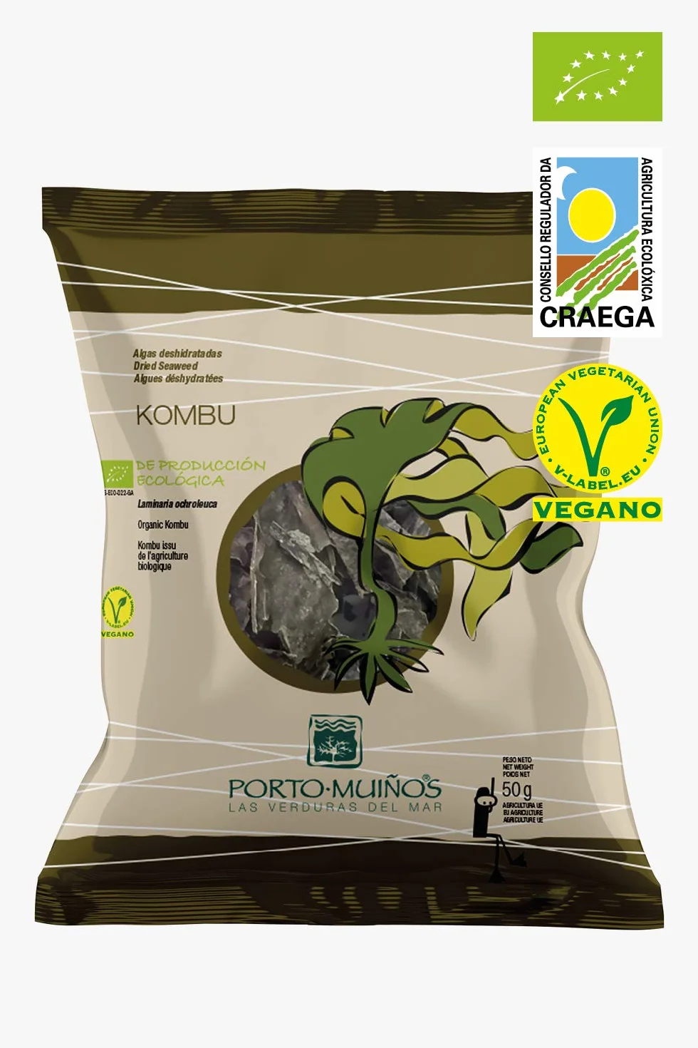 Kombu, suszone algi, 50 g