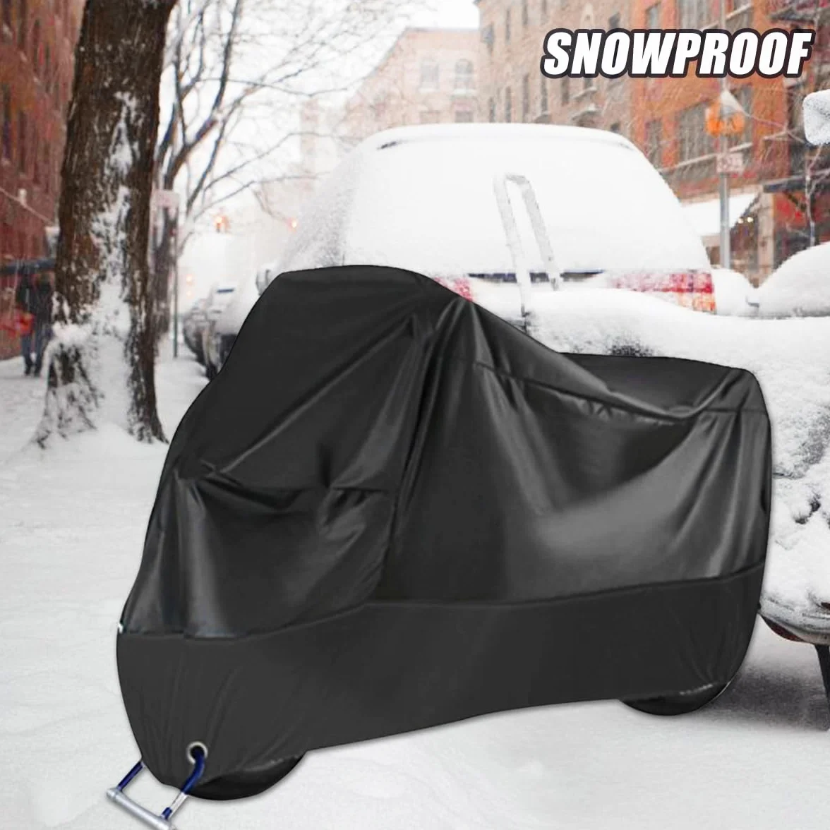 Pokrowiec ochronny na motocykl wodoodporny 210D Oxford 245x105x